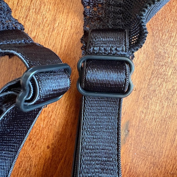 The Escanté Collection Vintage Black Lace Garter Bustier Lingerie Top Size M - Picture 11 of 12